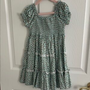 Mayoral Kids Dress in Blue and Brown